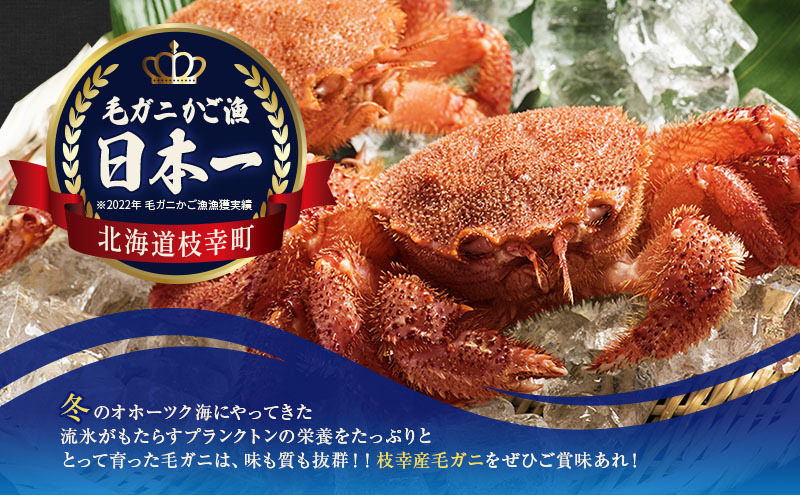 北海道産★毛蟹５尾 北海道産】毛蟹 400g前後サイズ 5尾 冷凍 ボイル済み 毛がに