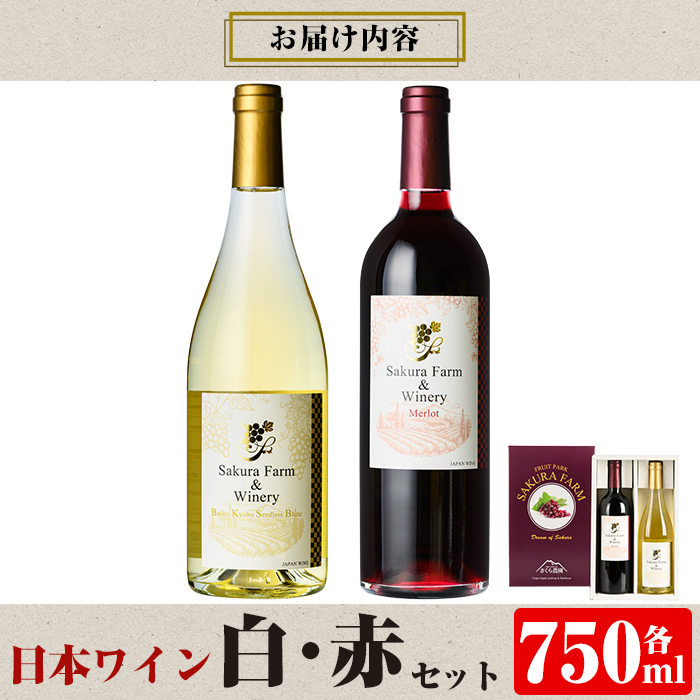 K-073 《セゾン限定》鹿児島県 霧島市産 日本ワイン白・赤2本セット