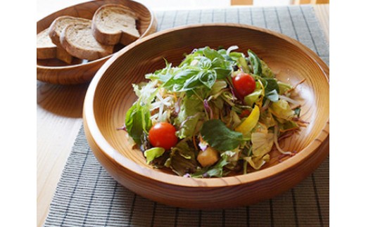 サラダボウル/直径27cm 銘木 魚梁瀬杉製 食器 雑貨