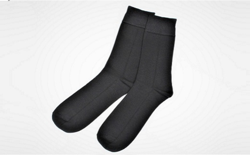 《絹生活研究所》内側シルク靴下2足セット（メンズM) ファッション小物 ファッション 服 衣類 男性 くつ下 