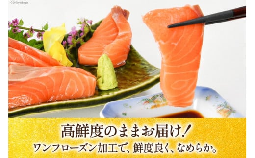 宮城県気仙沼市のふるさと納税 ノルウェー産 アトランティックサーモン 総重量 1kg (正味重量850g) [カネダイ 宮城県 気仙沼市 20565509] 魚 魚介類 サーモン 刺身 アトランティック アトラン 小分け 冷凍 鮭 さけ 訳あり ノルウェー