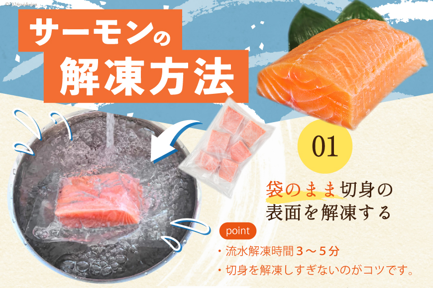 宮城県気仙沼市のふるさと納税 ノルウェー産 アトランティックサーモン 総重量 1kg (正味重量850g) [カネダイ 宮城県 気仙沼市 20565509] 魚 魚介類 サーモン 刺身 アトランティック アトラン 小分け 冷凍 鮭 さけ 訳あり ノルウェー