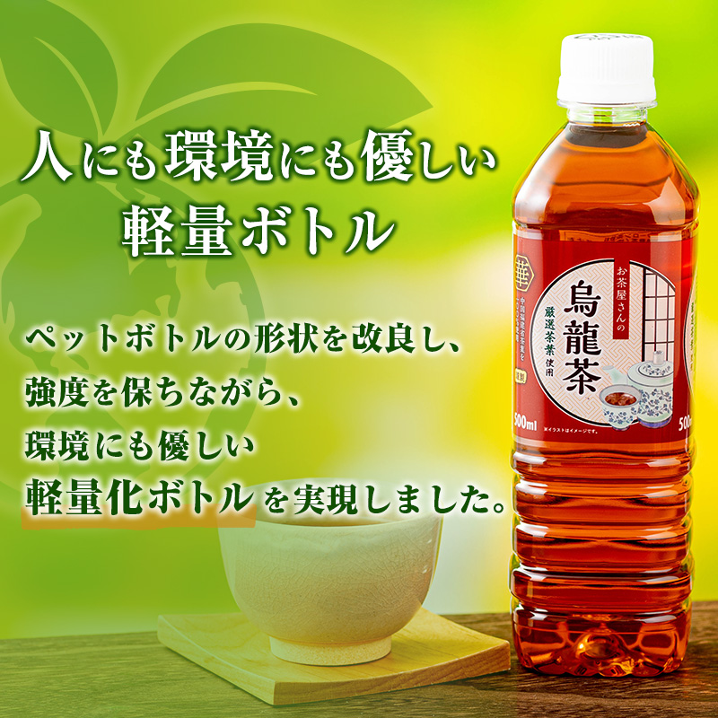 【ふるさと納税】烏龍茶 ウーロン茶 500ml 48本 飲み物 飲料 ドリンク 水分補給 ヘルシー 食事のおともに 