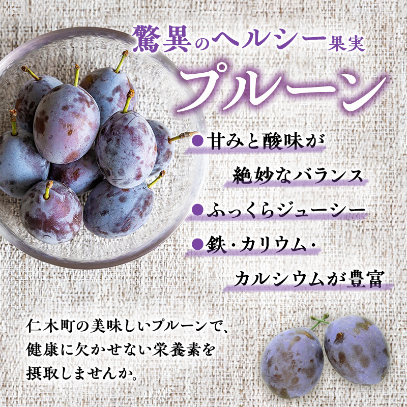 [先行受付]【9月後半～10月発送】北海道 仁木町産 おすすめ プルーン 800g（400g×2パック） 果物類 果物 くだもの フルーツ 果物詰合せ [和田農園]