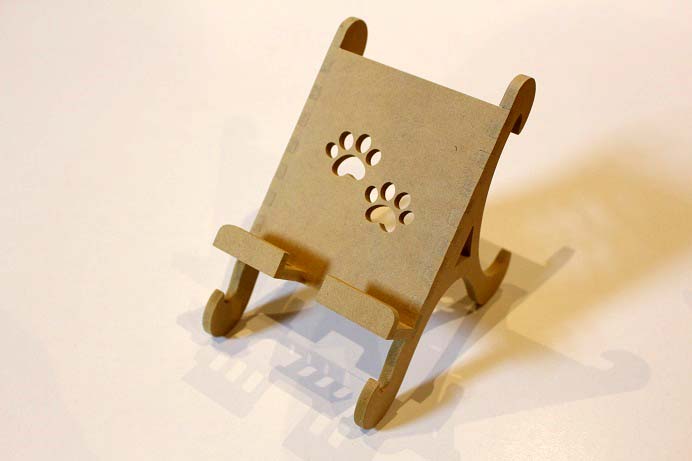 アニマルスマートフォンスタンド ネコ 黄 雑貨 日用品 スマホ スマホスタンド 