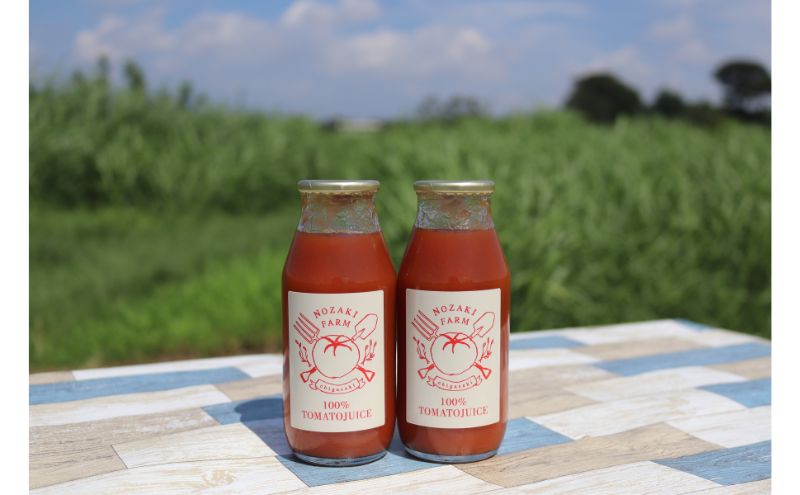 湘南・茅ヶ崎の太陽と潮風で育ったトマトの味わいが楽しめる　野崎農園　プレミアムトマトジュース 180ml×6本 果汁飲料 野菜飲料 