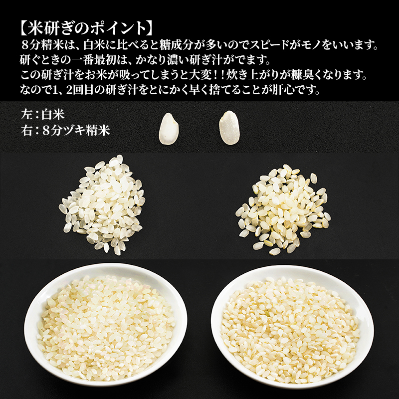 ハツシモ10k（精米） 米 10kg ハツシモ 池田町産 8分づき 分つき精米 お米 おこめ