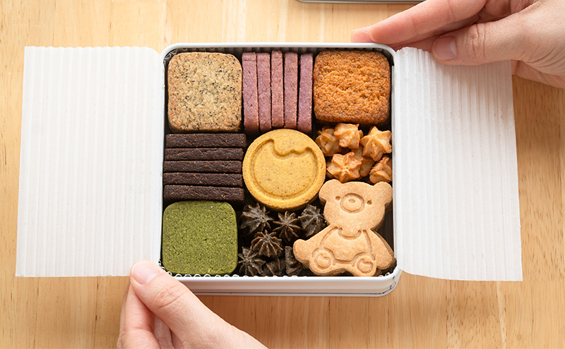 the family cafe manma】オリジナルクッキー缶 / 愛知県蟹江町