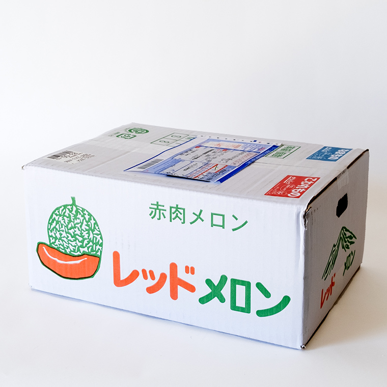 令和7年産 】【 先行予約 】 タカミレッドメロン 秀品 1箱 3玉