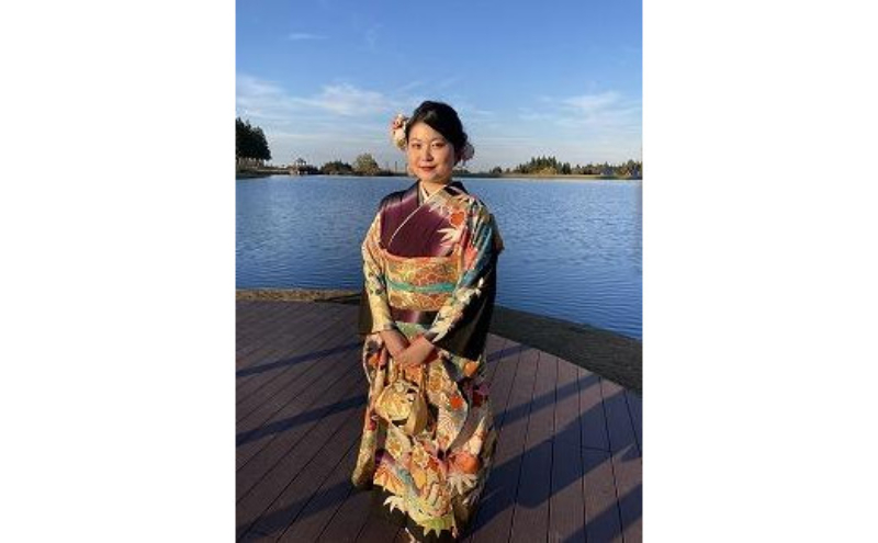 作家振袖 十日町友禅 手描き ちりめん 豪華 身丈159cm 新潟県伝統工芸品「十日町友禅」最高級手描友禅振袖 着物