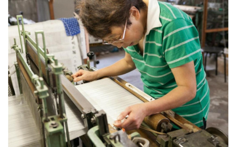 伝統的工芸品「十日町明石ちぢみ」 反物 ファッション 衣料 