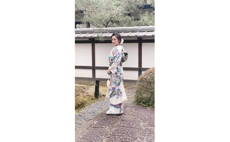 新潟県伝統工芸品「十日町友禅」最高級手描友禅振袖 着物