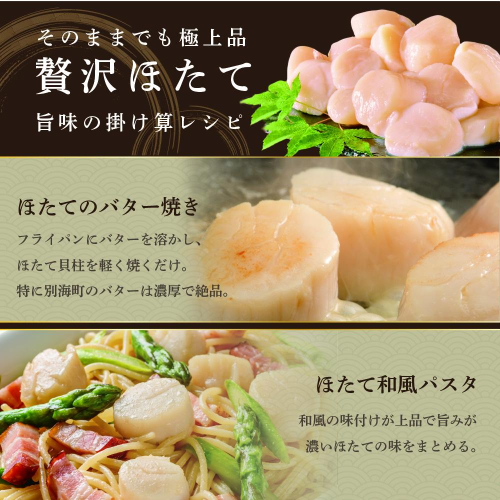 北海道別海町のふるさと納税 【10/1～寄付額改定】大人気 訳あり 北海道産 冷凍 ホタテ 400g ほたて ホタテ 帆立 貝柱  海鮮 魚介類 刺身 大粒 天然 海鮮  ランキング 大人気 人気 おすすめ 訳あり ）