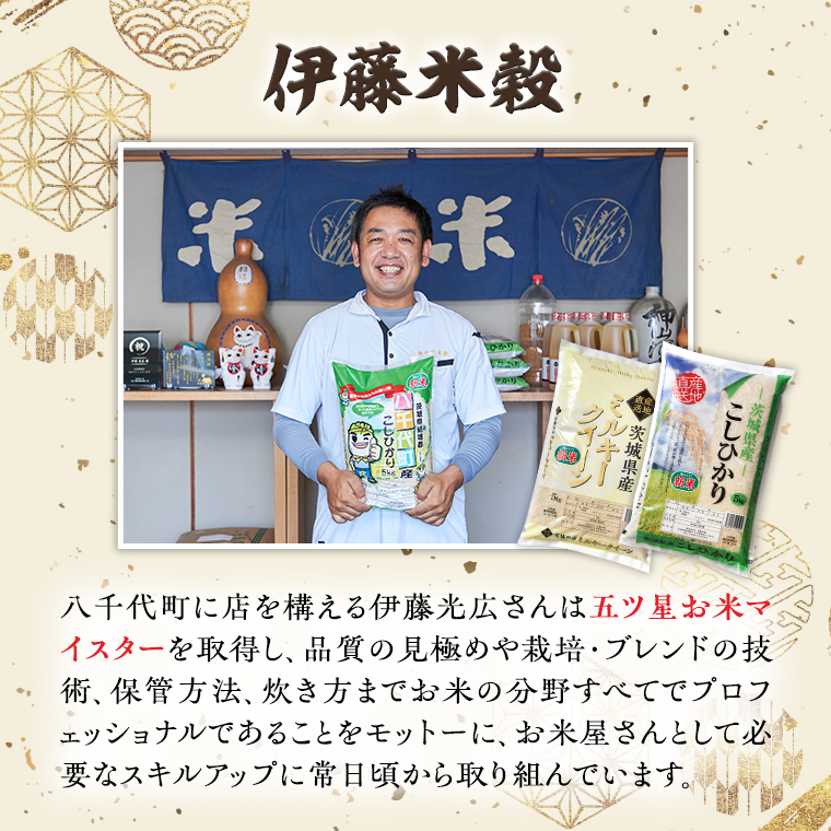 先行予約 】 令和5年産 茨城県産 コシヒカリ 15kg （ 5kg × 3袋