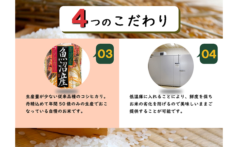数量限定 従来品種 魚沼産コシヒカリ 精米 5kg×3