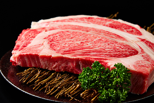 A5等級 未経産雌限定　近江牛リブロース　ステーキ　塊肉1kg折箱入【FO20W】