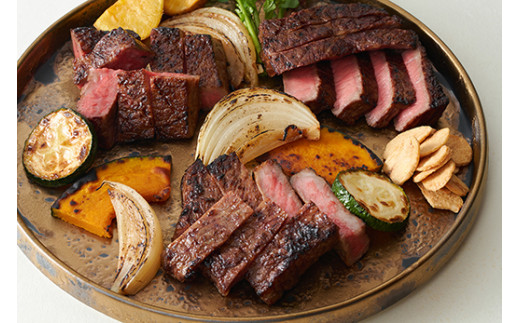 【寛閑観】近江牛豪華ステーキセット 580g（冷蔵）【FR24W】