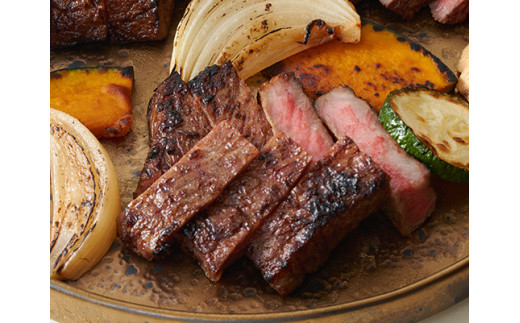 【寛閑観】近江牛豪華ステーキセット 580g（冷蔵）【FR24W】