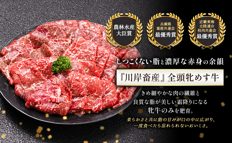 最短7日以内発送】 神戸ビーフ 神戸牛 牝 上赤身 焼肉 1000g 1kg