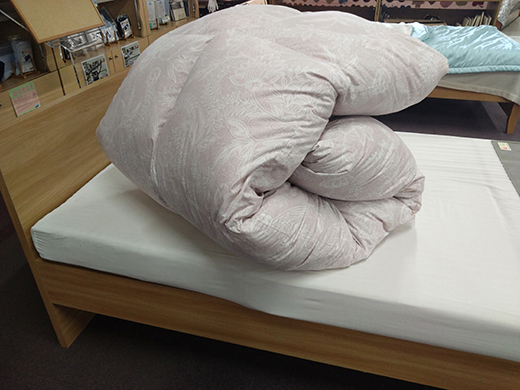 ワタセの羽毛ふとん　シングル　赤【CW15W】