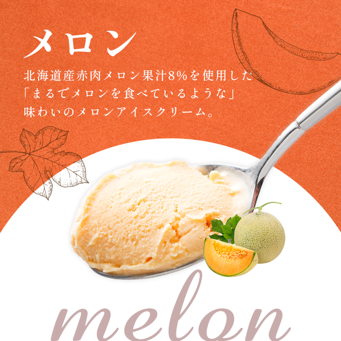 北海道羽幌町のふるさと納税 【Secoma】北海道アイスクリーム（メロン12個セット）【01102】