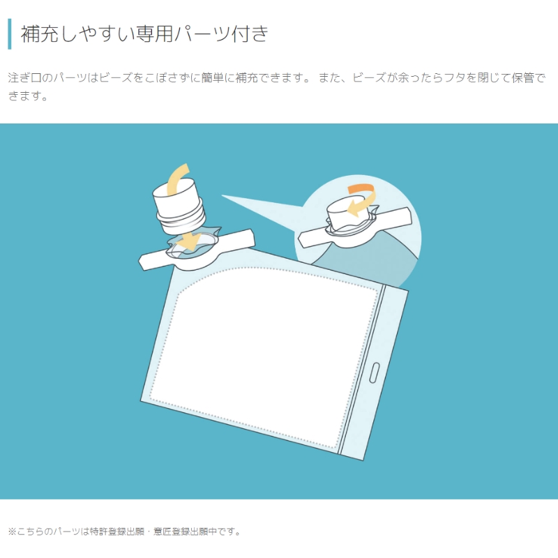 特別寄附額 Yogibo 補充ビーズ (750g / 44L) ( ヨギボー ビーズ