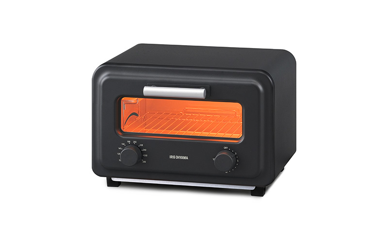 トースター 2枚焼き SOT-201-B チャコール スチーム アイリスオーヤマ カーボントースター スチームカーボントースター 2枚 かわいい おしゃれ 小型 コンパクト 一人暮らし 食欲の秋特集 