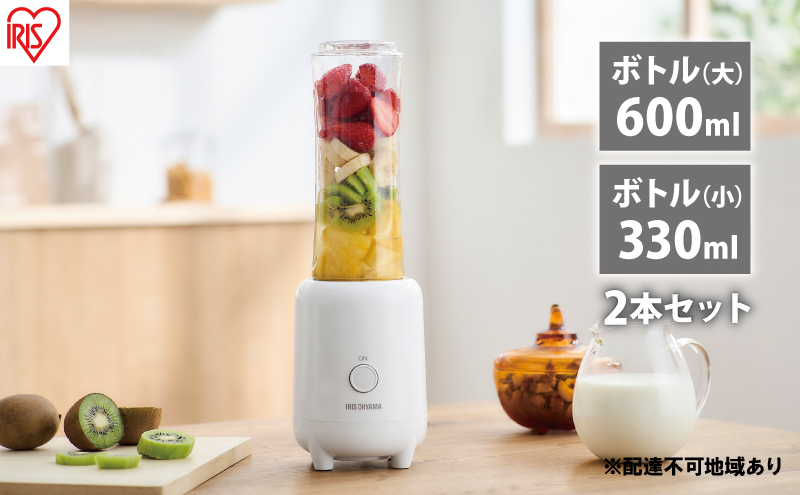 ボトルブレンダー IBB-601-W ホワイト アイリスオーヤマ 電動