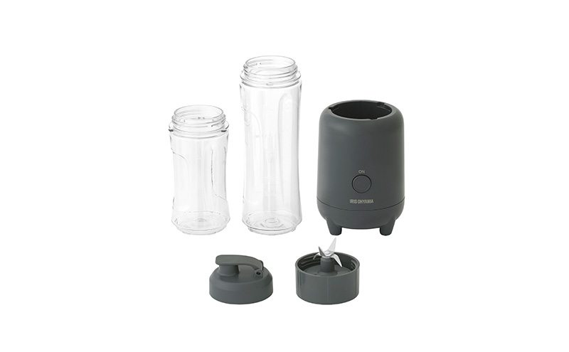 ボトルブレンダー IBB-601-H ダークグレー アイリスオーヤマ 電動ミキサー ジュースミキサー ミキサー ボトル ジューサー ブレンダー 氷も砕ける 食欲の秋特集 