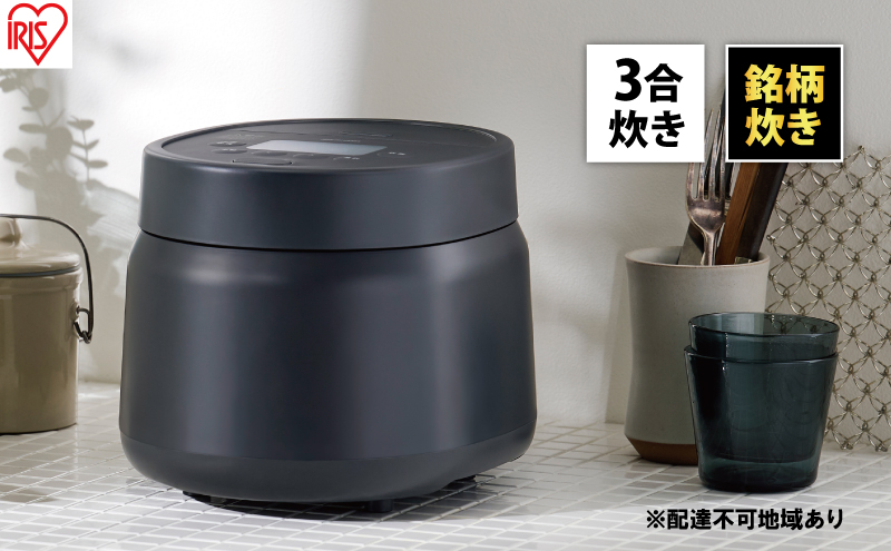 宮城県大河原町のふるさと納税 炊飯器 3合 銘柄炊き ジャー炊飯器 RC-MSA30-HA アッシュ アイリスオーヤマ 炊飯ジャー 白米 無洗米 早炊き エコ 麦飯 玄米 雑穀米 おかゆ 炊込み 一人暮らし 食欲の秋特集