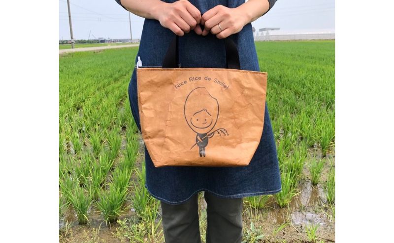 5kgコシヒカリ～アップサイクル米袋バッグ（ミニトート）付き～ お米 ライス ご飯 主食 おにぎり お弁当 石川県産 能美市産 雑貨 バック 