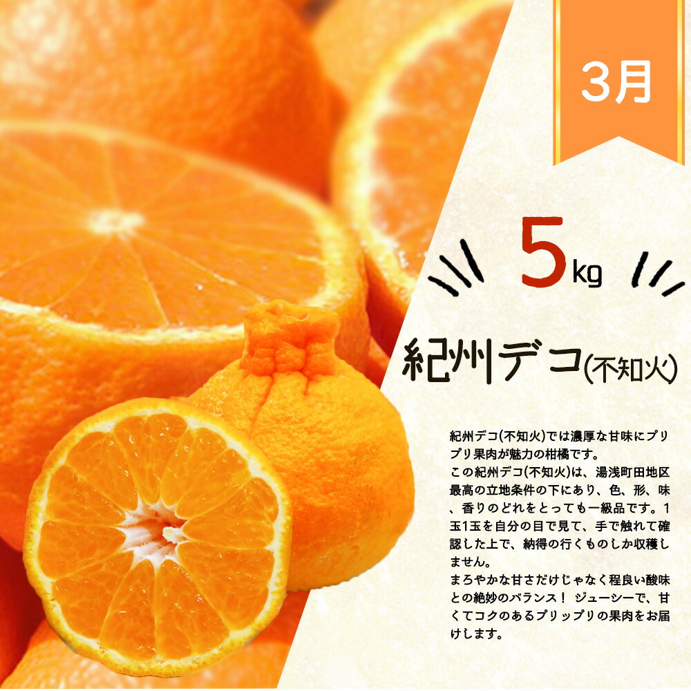 G60-T44_【定期便 全3回】紀州和歌山産旬の柑橘セット（みかん・紀州デコ・清見）