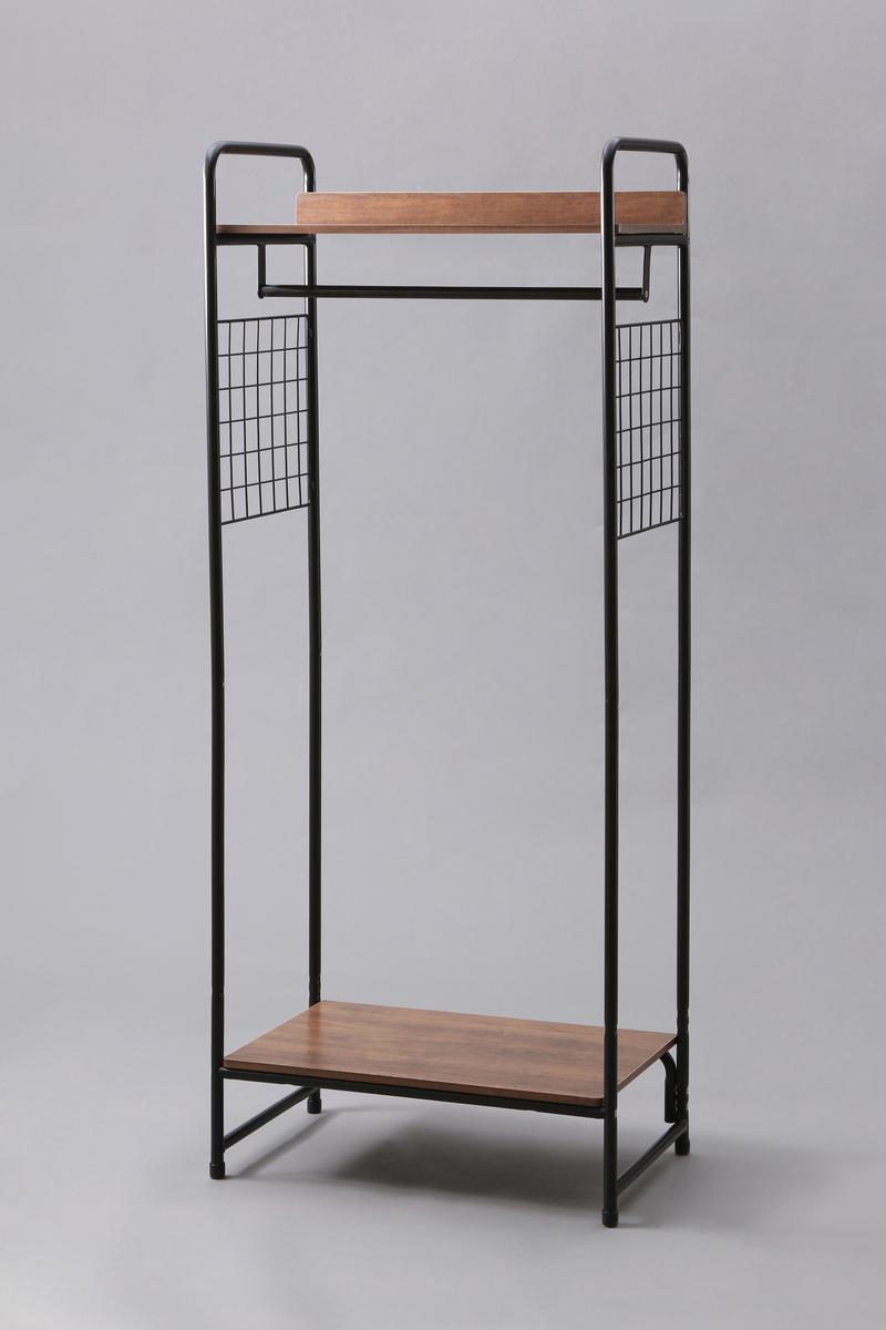 スタイルハンガー2WAYタイププレミアム メッシュパネル付 PI-B4 ブラック 収納 インテリア シンプル アイリスオーヤマ 