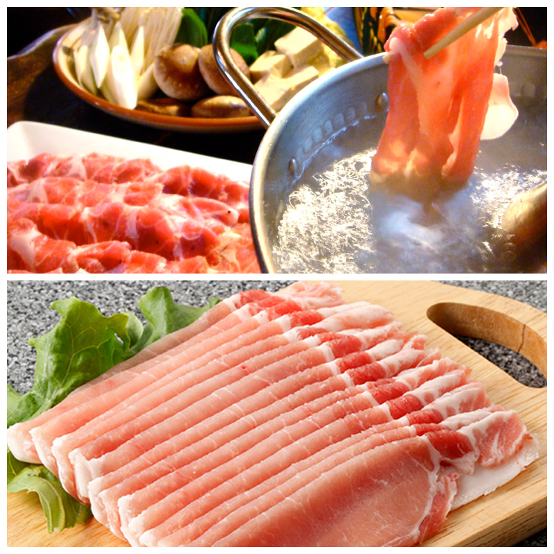 十勝幕別産ブランド放牧豚［どろぶた］しゃぶしゃぶセット【 北海道 豚肉 しゃぶしゃぶ 薄切り スライス ロース バラ】 