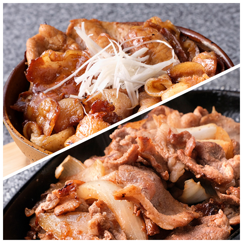 十勝幕別産ブランド放牧豚［どろぶた］豚丼ジンギスカンセット【 北海道 豚肉 味付き惣菜 おかず 】 