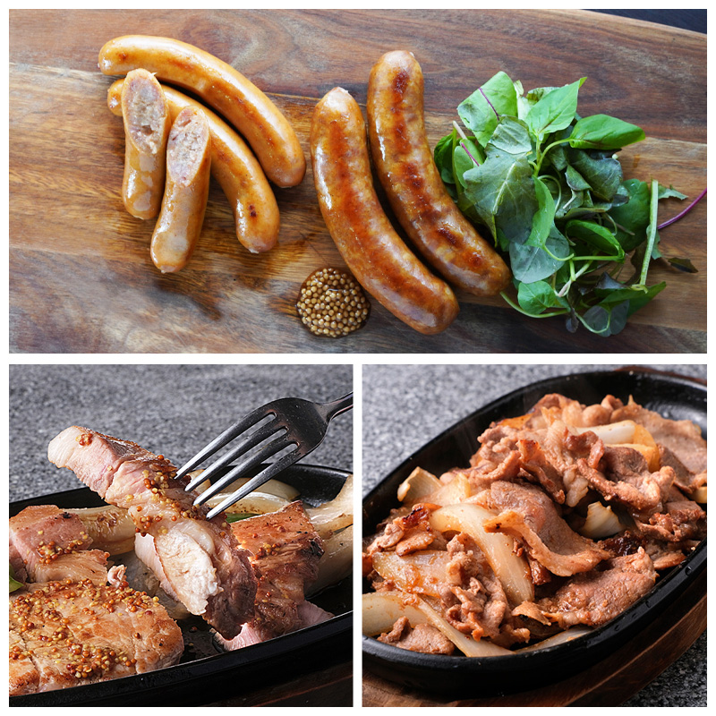 十勝幕別産ブランド放牧豚［どろぶた］バーベキューセット【 北海道 豚肉 ウィンナー ベーコン ジンギスカン とんかつ バラ スライス 惣菜 おかず 】 