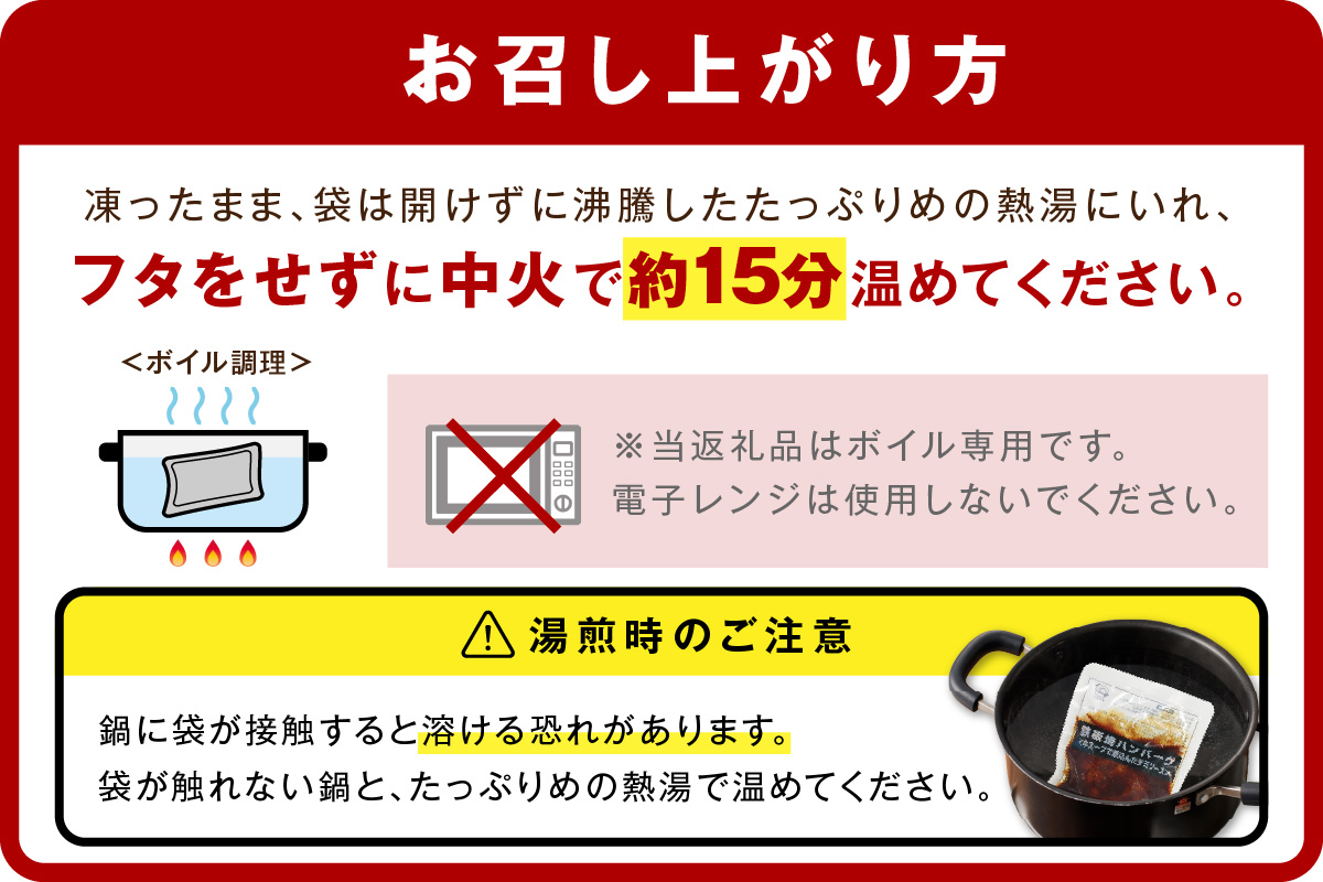 福岡県飯塚市のふるさと納税 鉄板焼ハンバーグ デミソース 10個	【A-848】