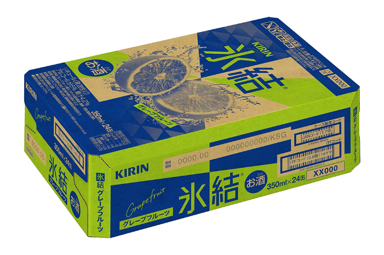 キリンビール取手工場産 氷結グレープフルーツ350ml缶×24本|KIRIN 麒麟 チューハイ 氷結 氷結グレープフルーツ 茨城県 取手市（AB026-2）