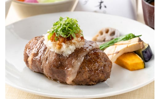 【カネ吉山本】近江牛包みハンバーグ6個（デミソース・ポン酢ソース付き）【Y150W】