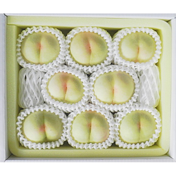 桃 2026年 先行予約 白桃 8玉（2kg以上） 等級：ロイヤル 化粧箱入り もも モモ 岡山県産 国産 フルーツ 果物 セット ギフト 