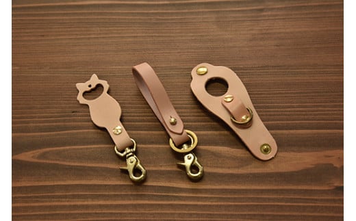 近江牛レザークラフト体験　第三弾　自宅で出来る簡単クラフトキット【CC32W】