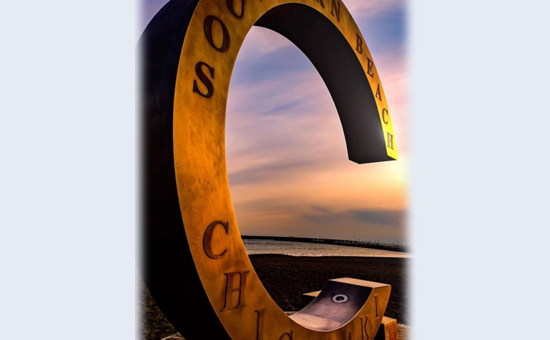 SV茅ヶ崎サザンCえぼし岩ピアス 