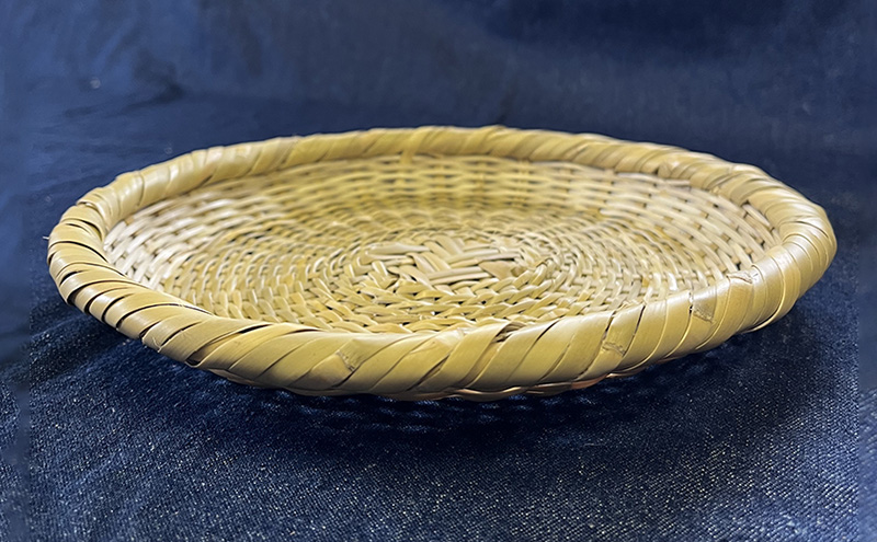 須賀川竹細工【そば皿】 