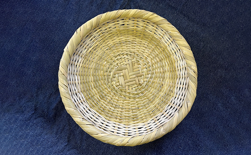 須賀川竹細工【そば皿】 