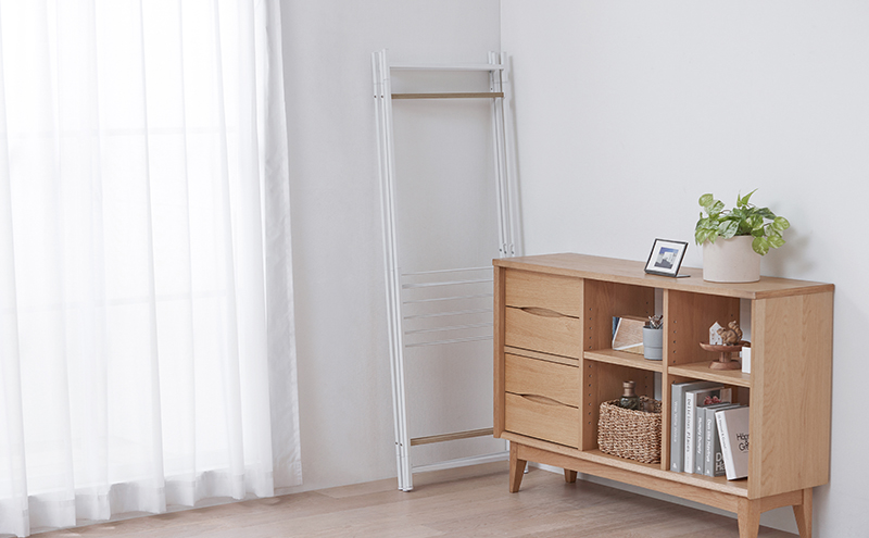 物干し 室内 折りたたみ 洗濯物干し 物干しスタンド OTM-250R ホワイト アイリスオーヤマ 大容量 おしゃれ コンパクト スリム 部屋干し 洗濯 折りたたみ物干し5連 