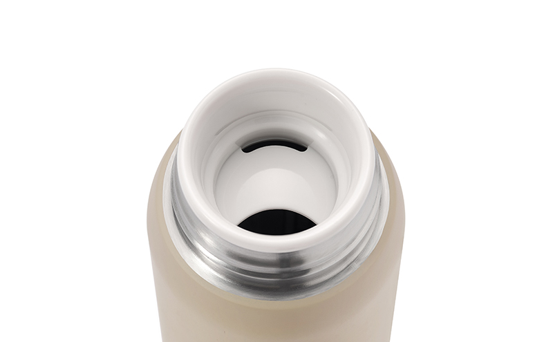 水筒 マグボトル 500ml 洗いやすい おしゃれ SKB-S500 ベージュ アイリスオーヤマ 保冷 保温 ステンレスケータイボトル スクリュー 水分補給 ステンレスボトル ケータイボトル 遠足 