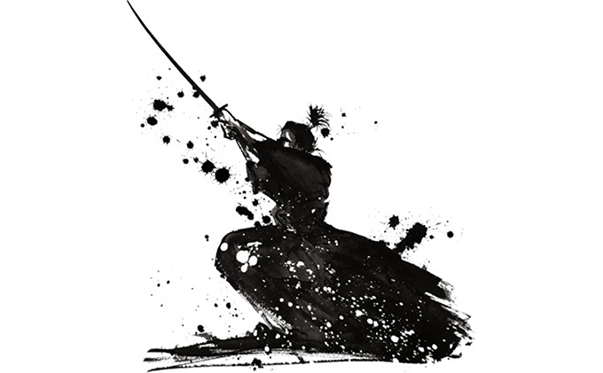 古流剣術『兵法タイ捨流』本染め手ぬぐい（1枚） 雑貨 日用品 