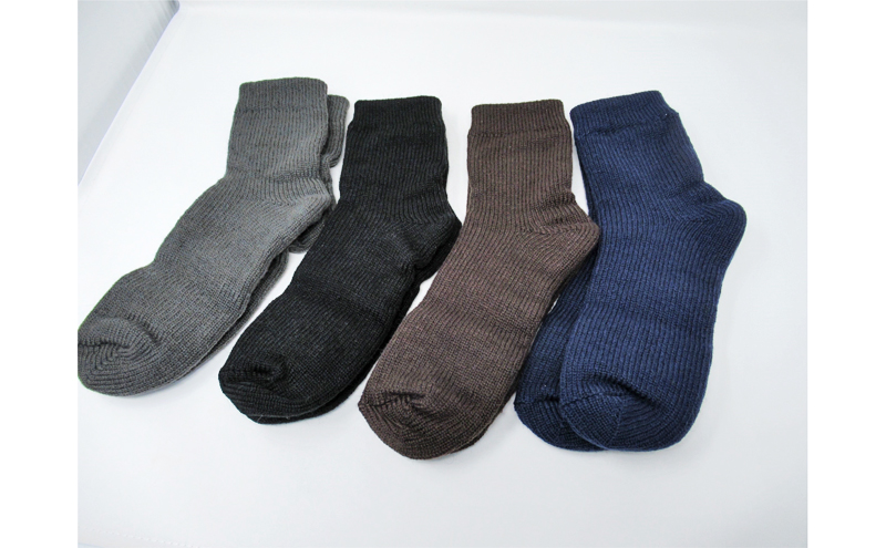 厚手紳士シルク不思議靴下（008260221）