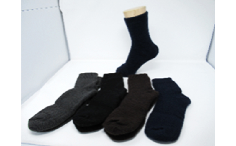 厚手紳士シルク不思議靴下（008260221）
