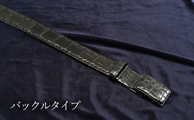 ベルト メンズ ツヤワニ クロコベルト 幅35mm クロ 手縫いステッチ レザー 革 本革 革製品 クロコダイル ワニ革 クロコダイルベルト ワニ革ベルト レザーベルト メンズベルト 黒 日本製 東京 東京都 墨田区